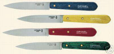 couteaux 4 opinel couleurs